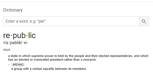 Democracy Or Republic Democracy Or Republic